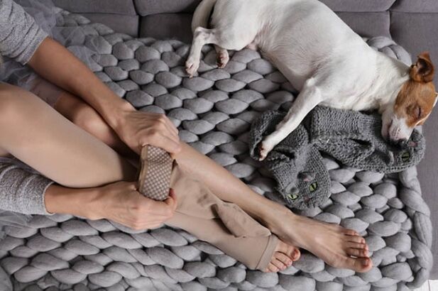 Bed linen compression after surgery