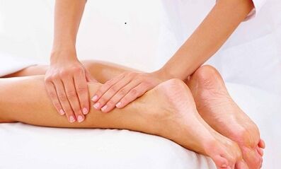 Permitted types of leg massages for varicose veins