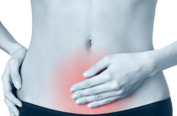 Dilated pelvic veins