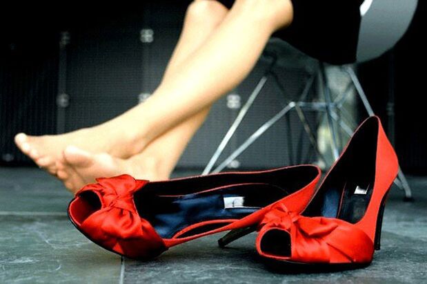 Avoid high-heeled shoes to prevent varicose veins